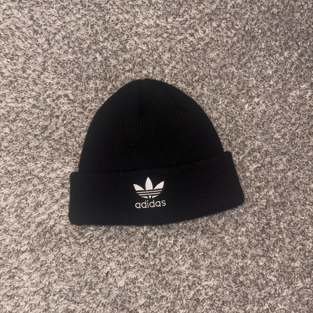 Adidas Classic Black Knit Beanie